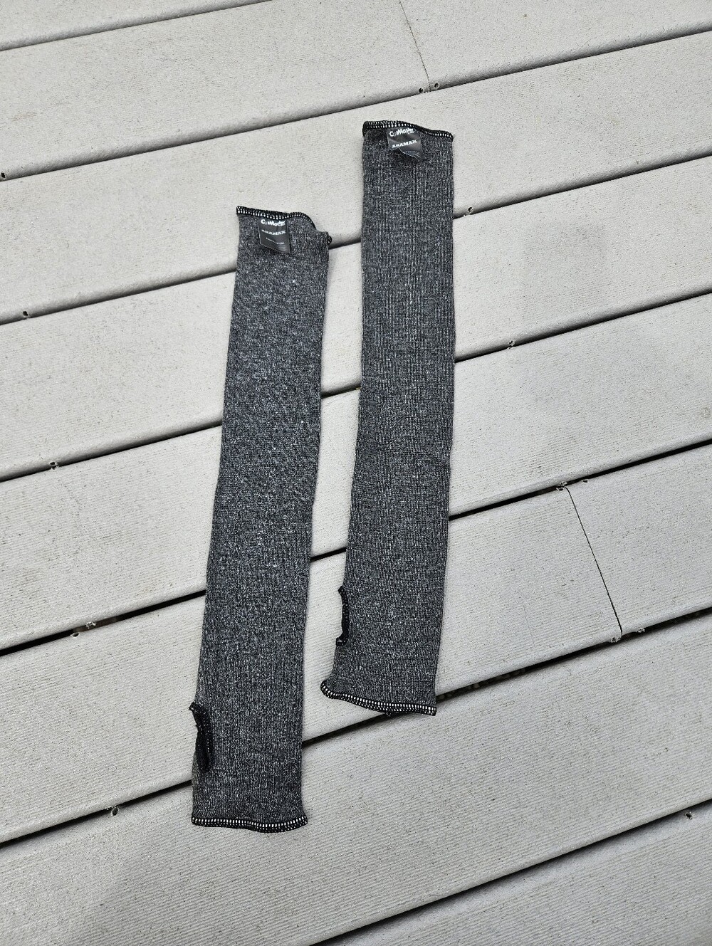 Magid Aramax CutMaster Cut Resistant Sleeves Arm Protection Gray Made in USA Lot